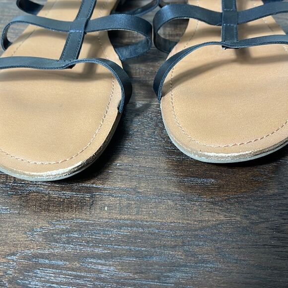 AMERICAN EAGLE BLACK SANDAL SIZE 9 - Picture 8 of 9